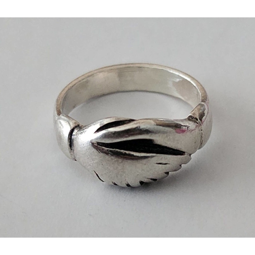 James Avery Sterling Silver Handshaking Ring Size 3
